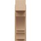 Ekena Millwork 7 1/2-in W x 16-in D x 24-in H Balboa Block Rough Cedar Woodgrain TimberThane Outlooker, Primed Tan OUTUR075X16X24BOA44RCPR - alternate 2